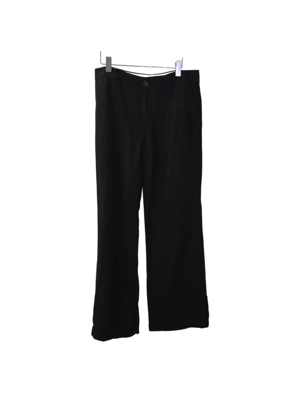 Banana Republic Linen Blend Wide Leg Trouser Pants Size 8 Long